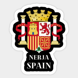 Nerja, Spain. Gift Ideas For The Spanish Travel Enthusiast. Sticker